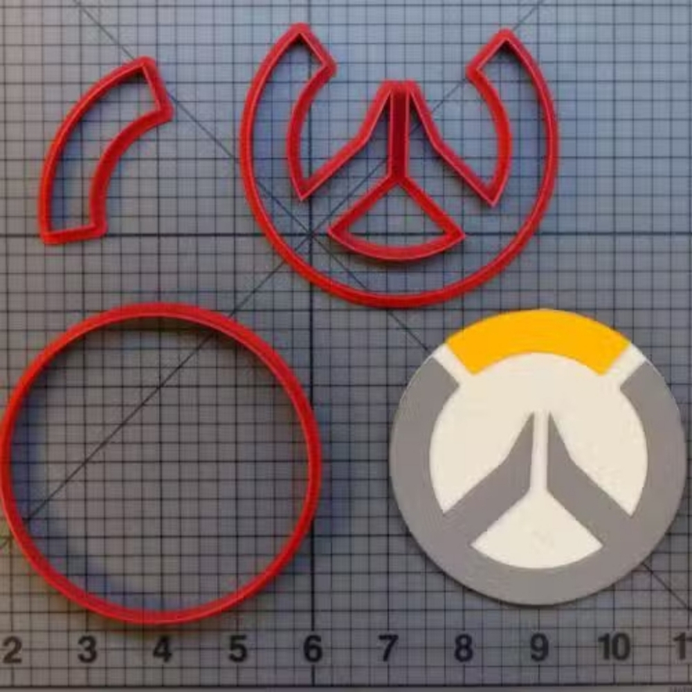 Overwatch Video Game Four Inch 3D Cookie Cutter For Cake Decorating Or Cookies
